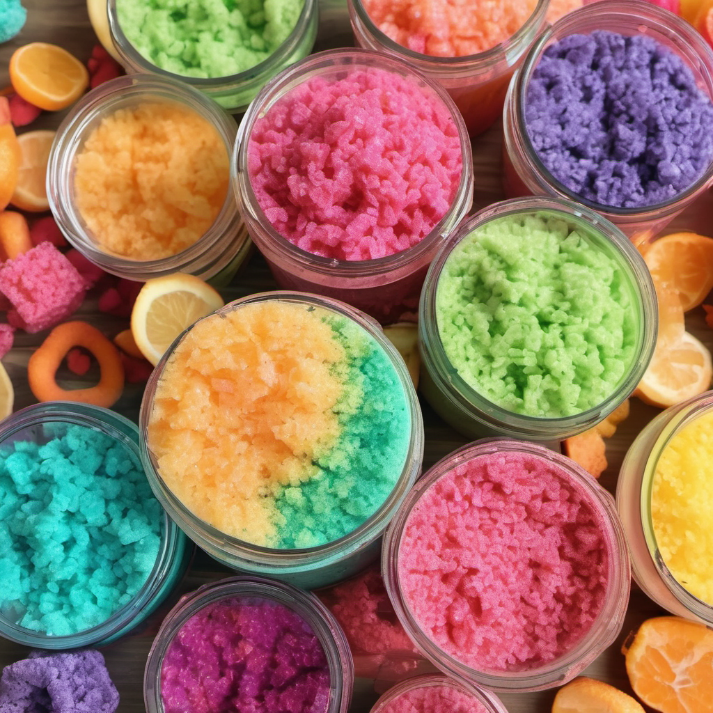 Fruit Loop-de-Loop Foaming Sugar Scrub 🌈✨